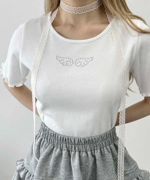 ホワイトその他(羽) モデル：160㎝ F着用