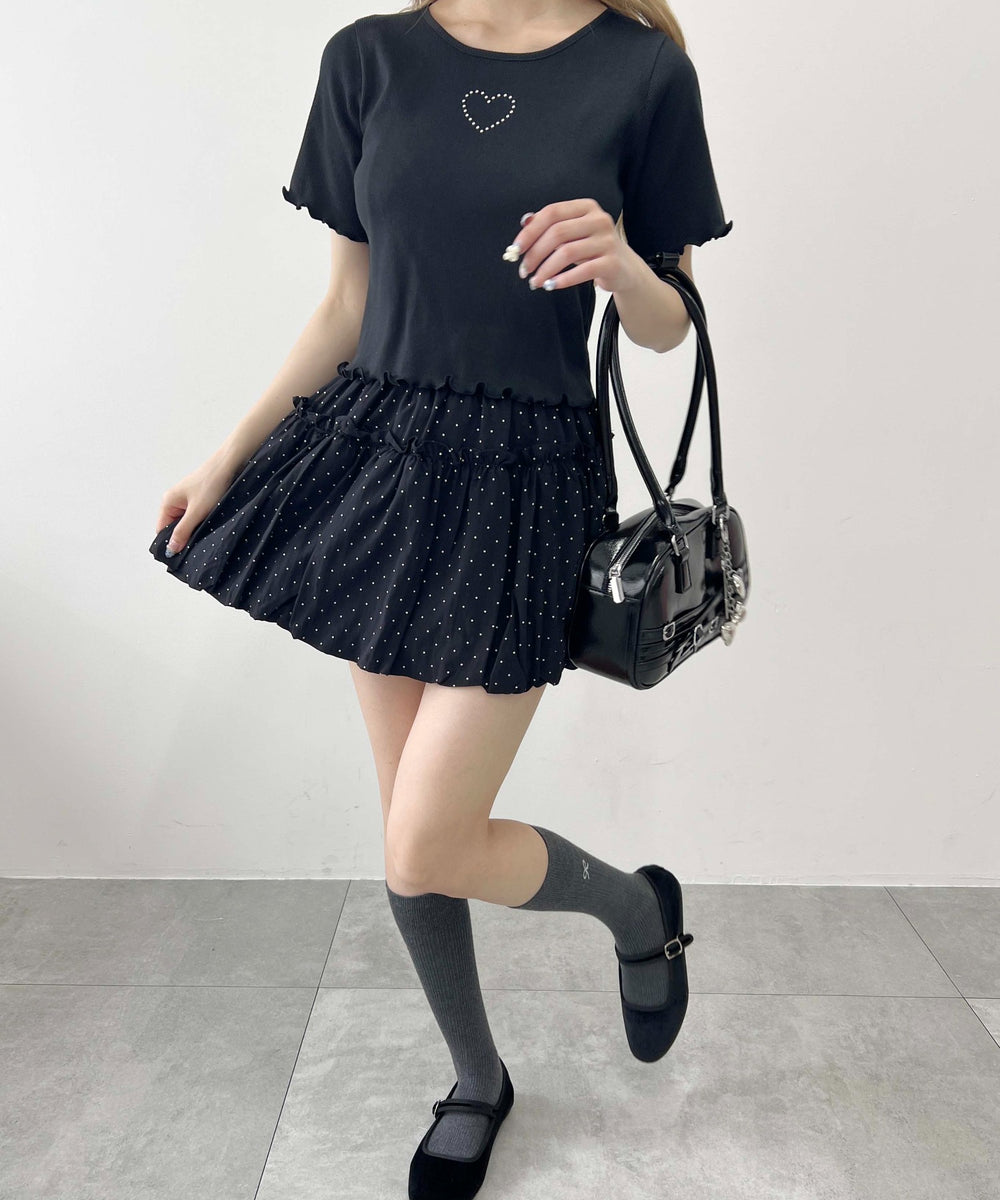 ブラック(ハート) モデル：160㎝ F着用