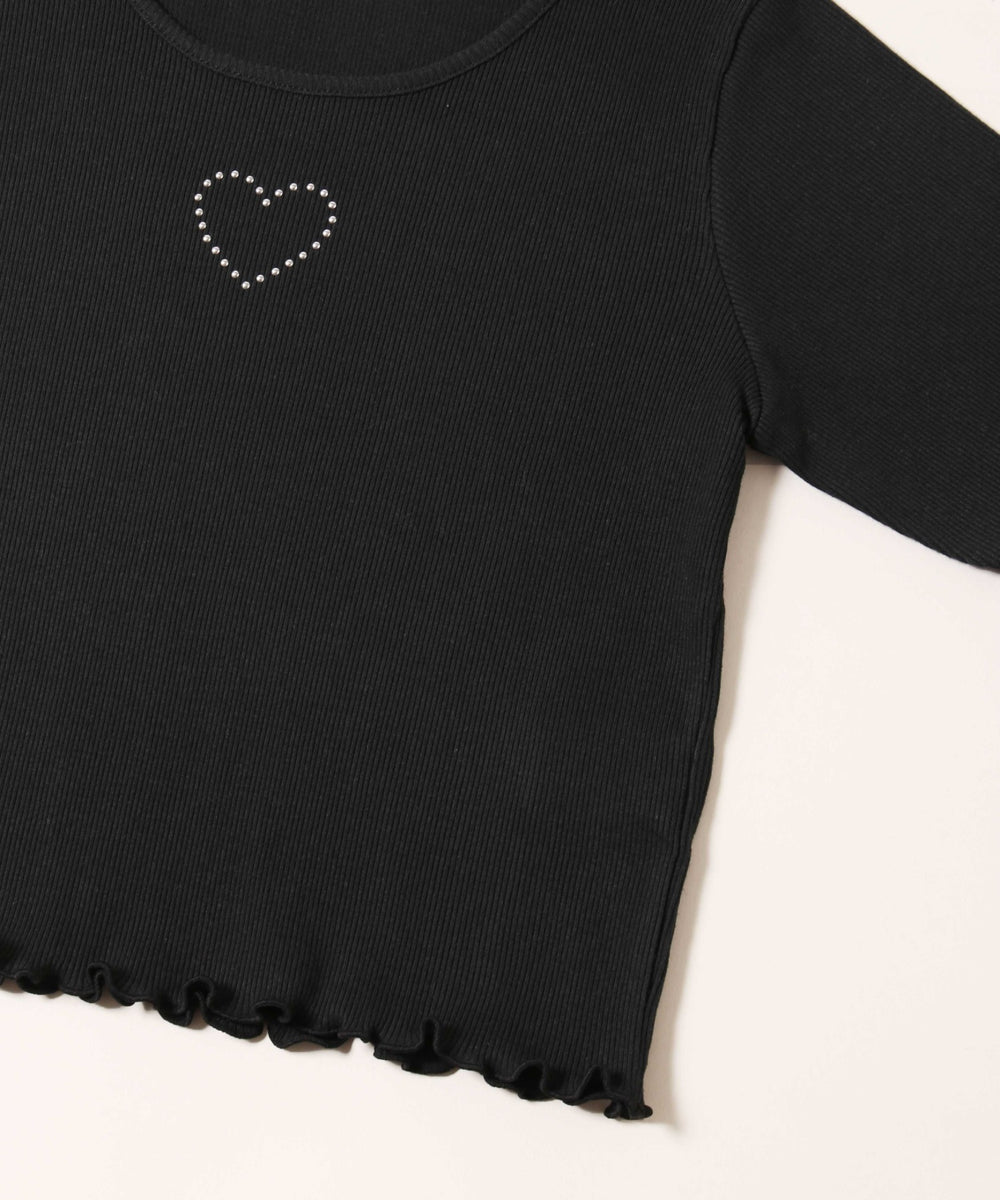 スタッズリブメロウトップス