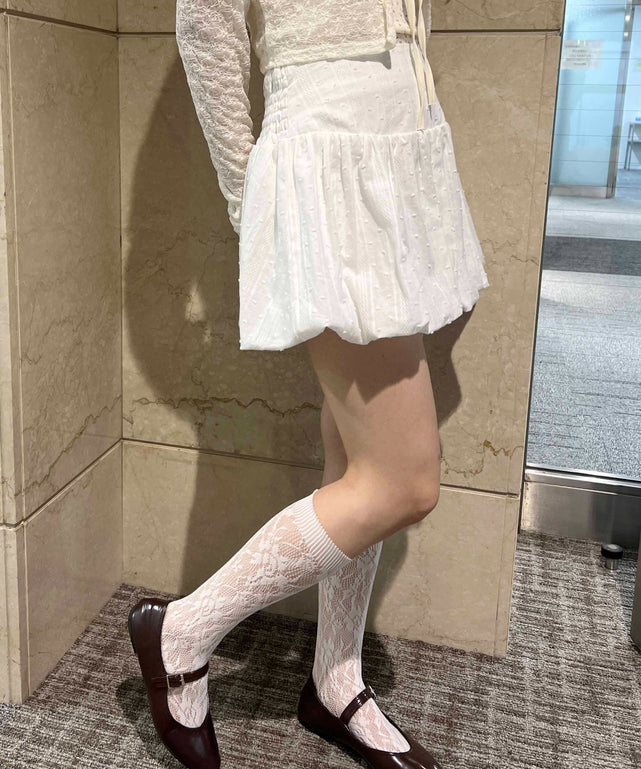 ホワイト モデル：160㎝ F着用