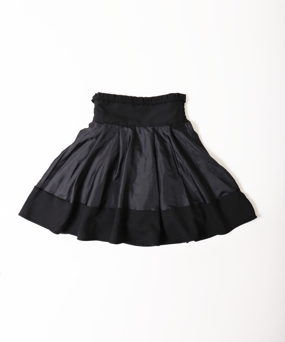 フリルウエストフレアスカート
