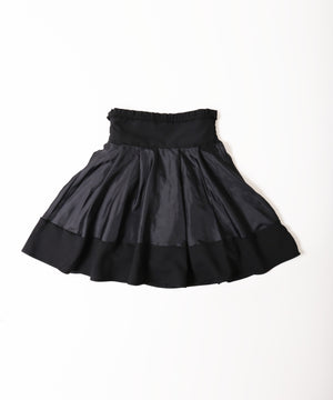 フリルウエストフレアスカート