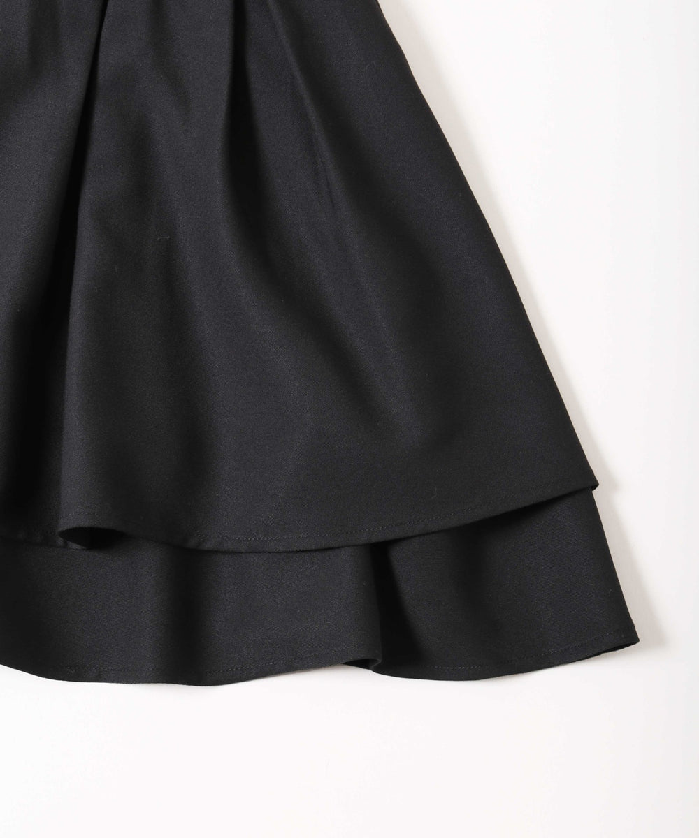 フリルウエストフレアスカート