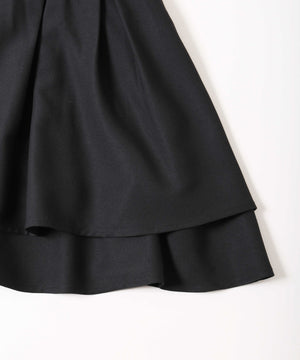 フリルウエストフレアスカート