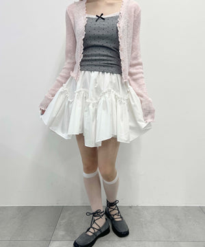 ホワイト モデル：160㎝ F着用