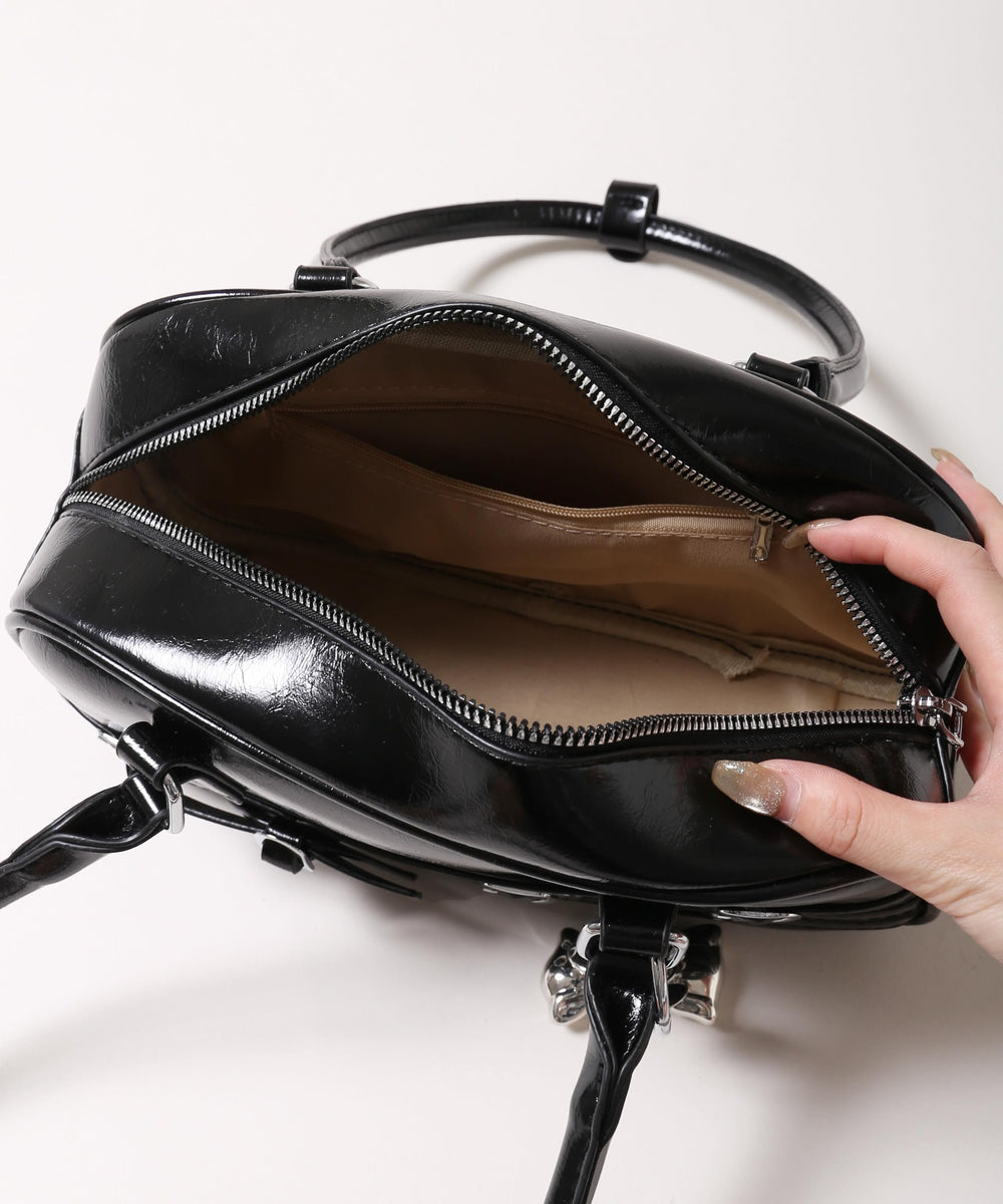 チャームセットベルトデザインバッグ