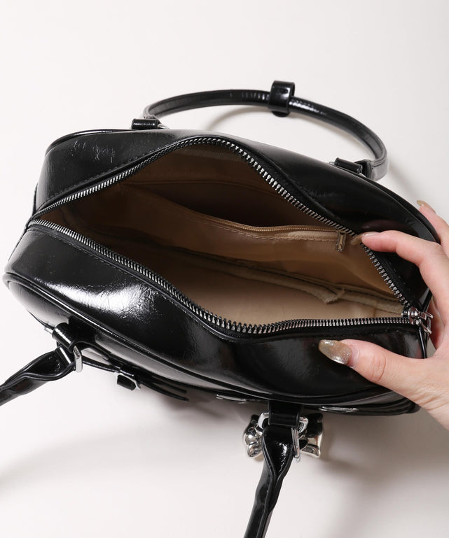 チャームセットベルトデザインバッグ