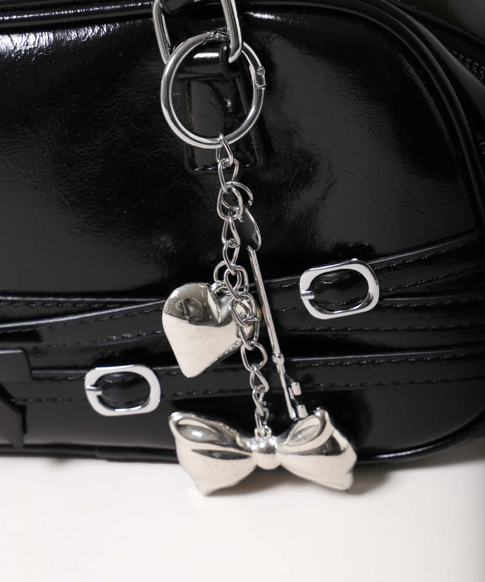 チャームセットベルトデザインバッグ