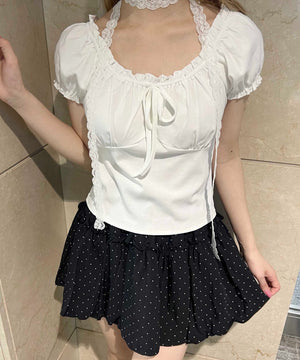 ホワイト モデル：160㎝ F着用