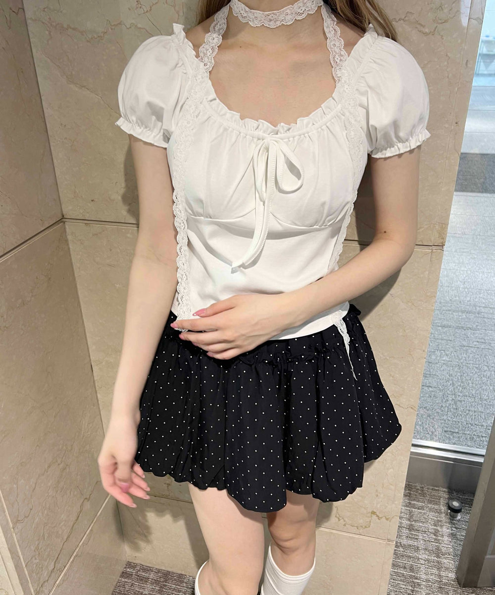 ホワイト モデル：160㎝ F着用