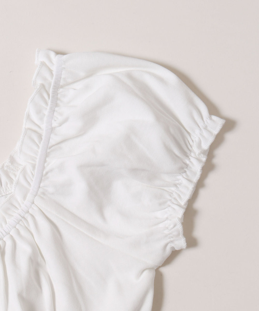 ミニパフスリーブリボンTシャツ