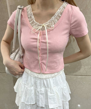 ピンク モデル：160㎝ F着用