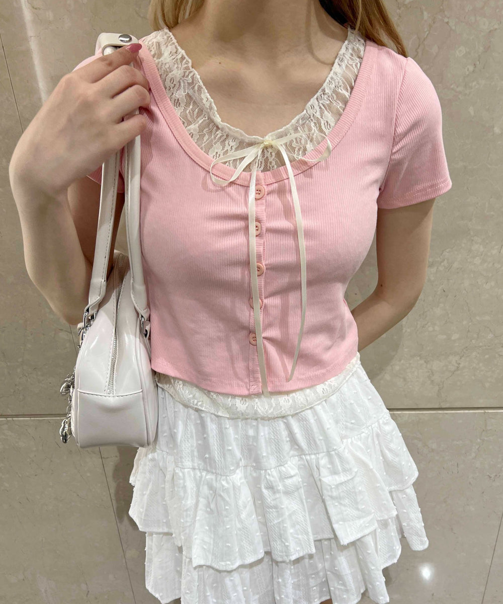 ピンク モデル：160㎝ F着用