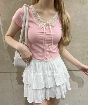 ピンク モデル：160㎝ F着用