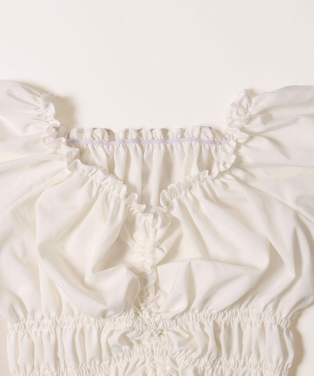 2WAYドロスト半袖ブラウス