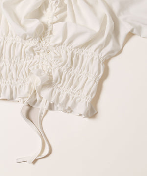 2WAYドロスト半袖ブラウス