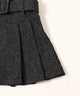 ベルト付きサマーツイードスカート