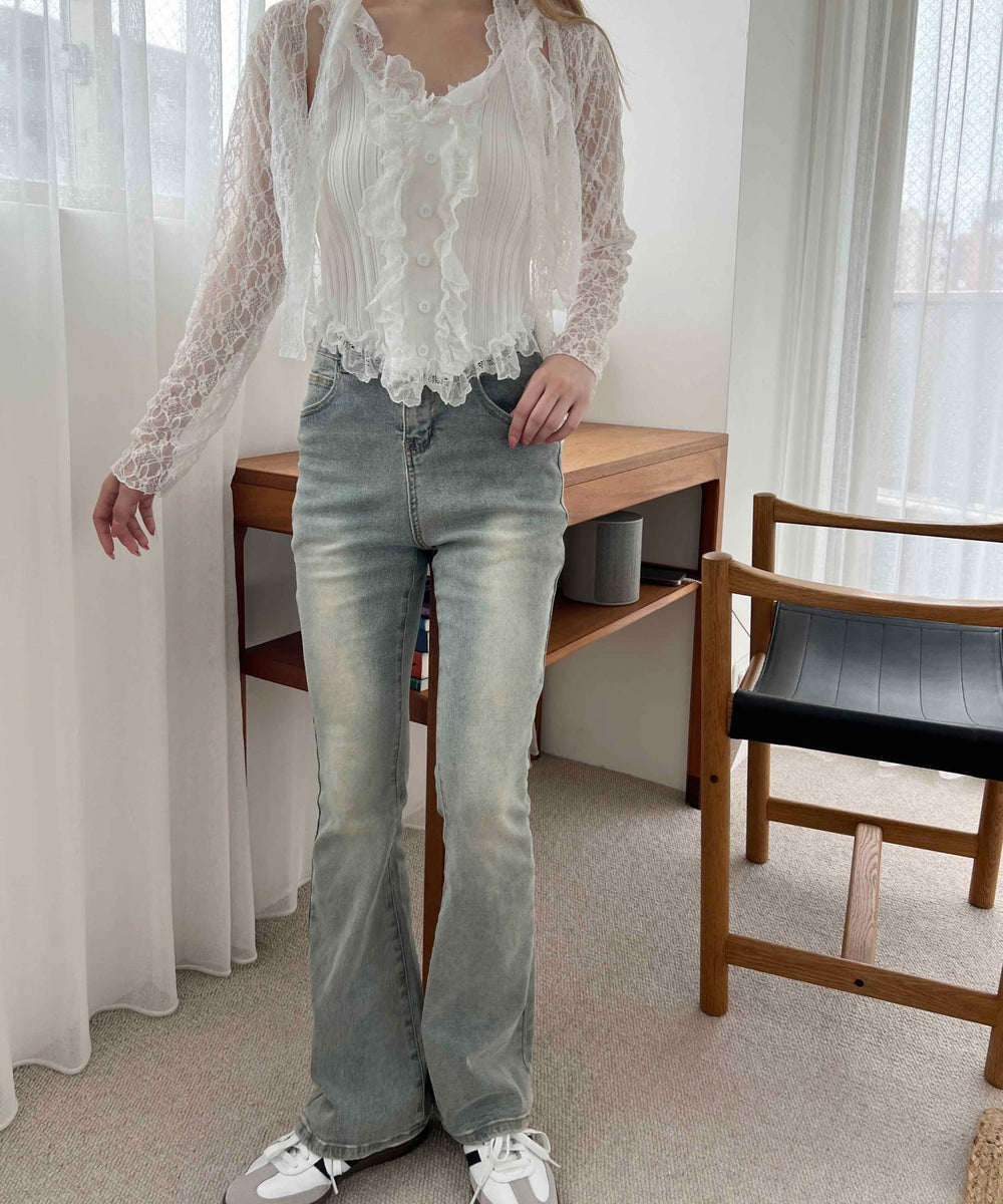 デニム モデル：160㎝ F着用