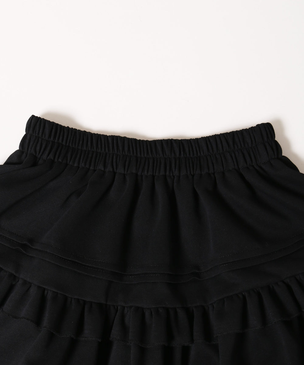 カットティアードフリルスカート