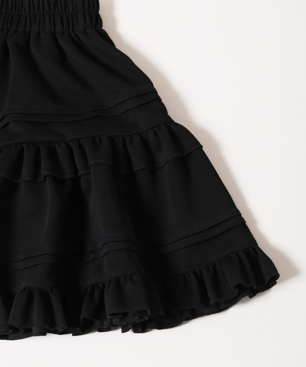 カットティアードフリルスカート