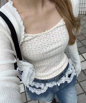 ホワイトアイボリー モデル：160㎝ F着用