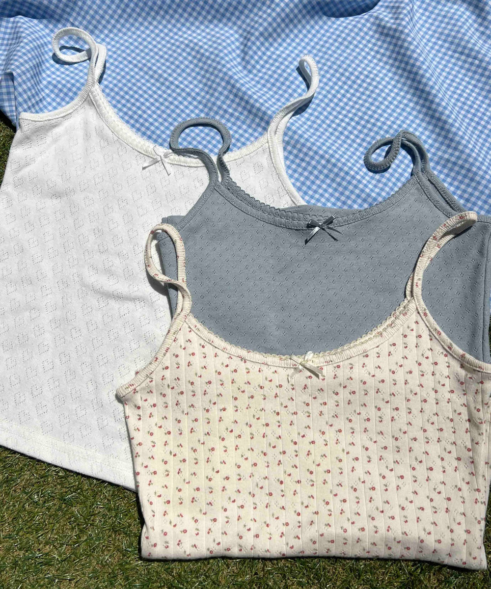 ハリヌキデザインキャミソール