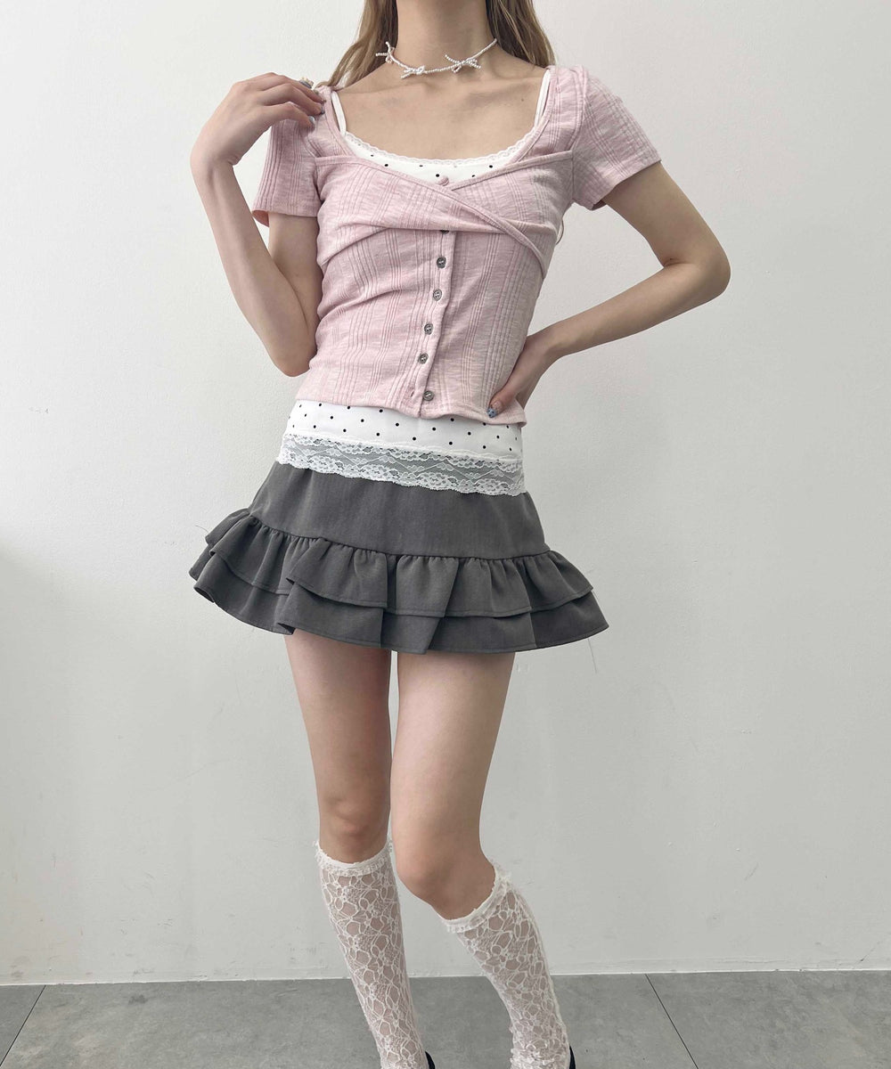 ホワイト モデル：160㎝ F着用