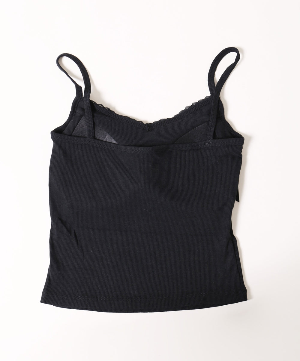 レースデザインカップインキャミソール