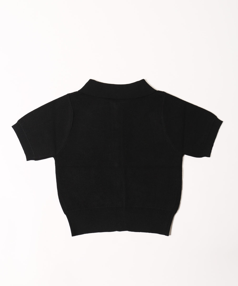 ガーリーロゴニットカーディガン