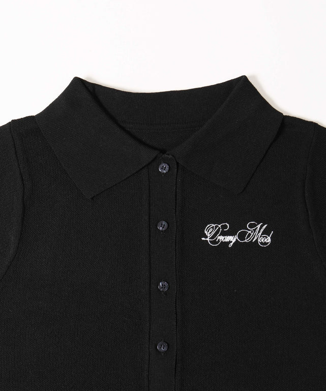 今季完売【新品】ハグオーワー フリルスリーブニットカーディガン black ふわふわ肩開きニットプルオーバー[品番：DSSW0004594]｜SAISON