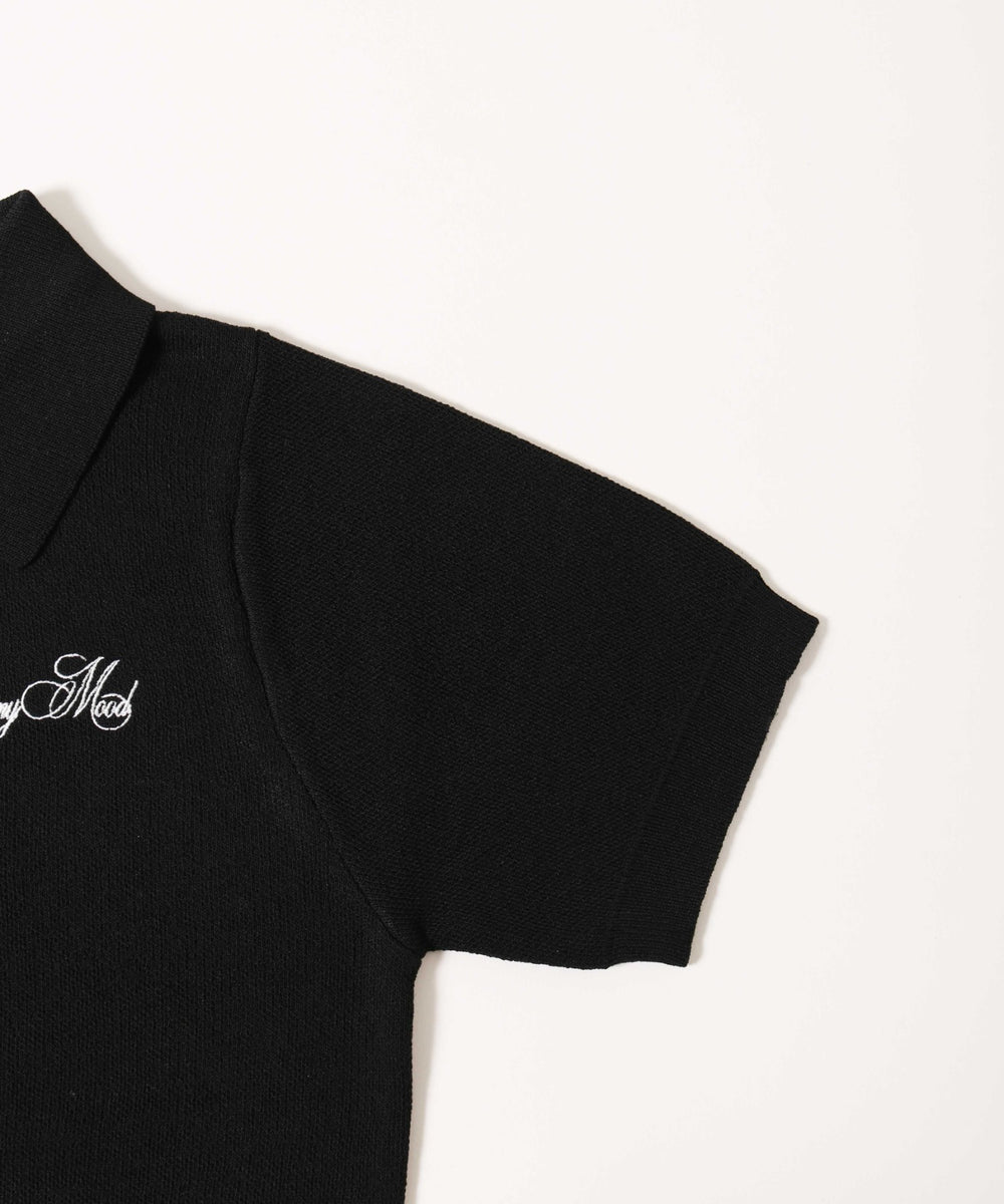 ガーリーロゴニットカーディガン