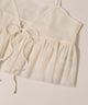 フロントリボンチュールキャミソール