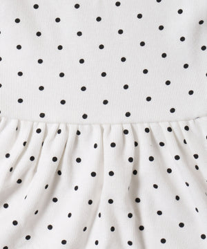 ドットティアードスカート