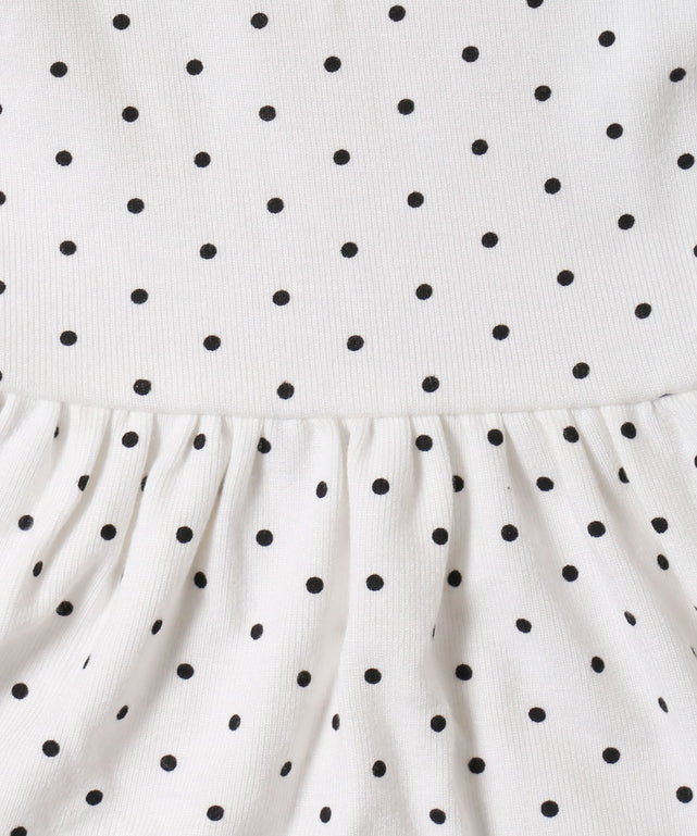 ドットティアードスカート