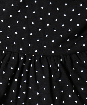 ドットティアードスカート