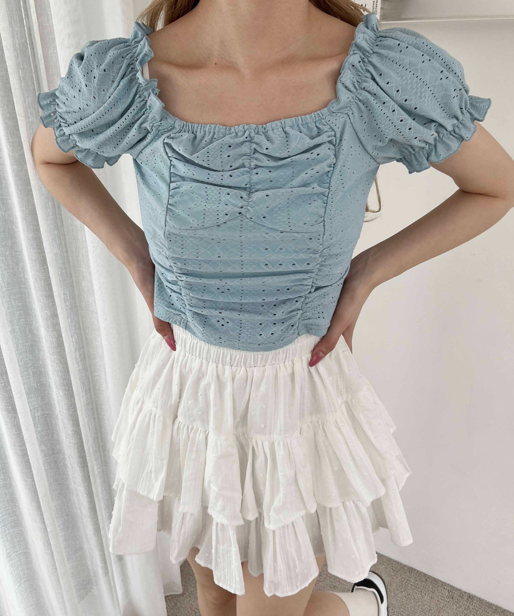 ブルー モデル：160㎝ F着用