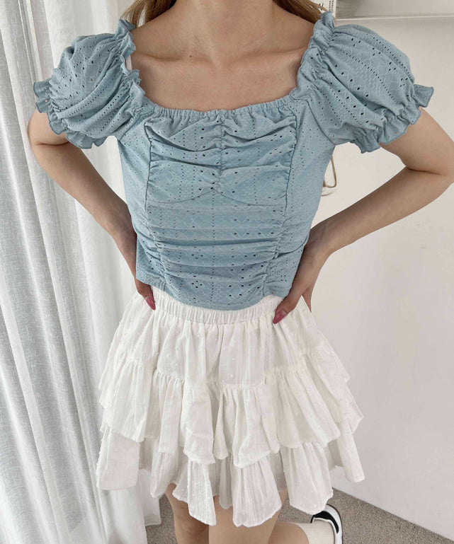 ブルー モデル：160㎝ F着用