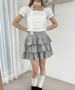 ホワイト モデル：160㎝ F着用