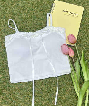 フリルパイピングキャミソール