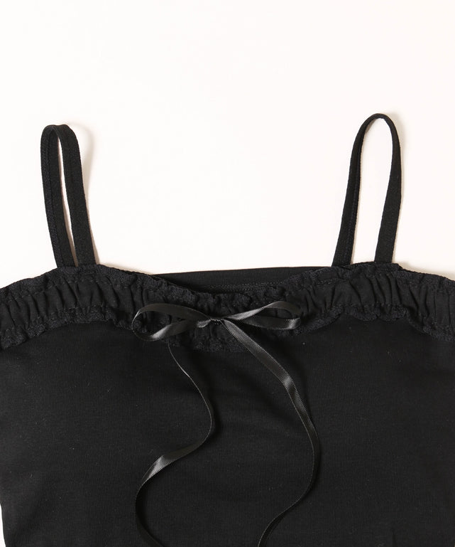 フリルパイピングキャミソール