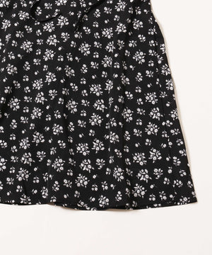 フロントリボンフラワーキャミワンピース