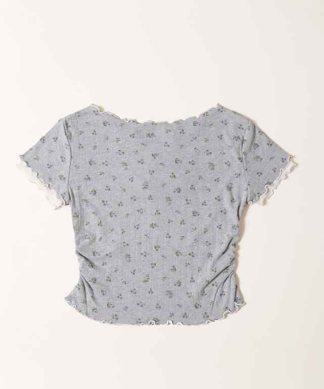 フラワーレイヤードメロウトップス