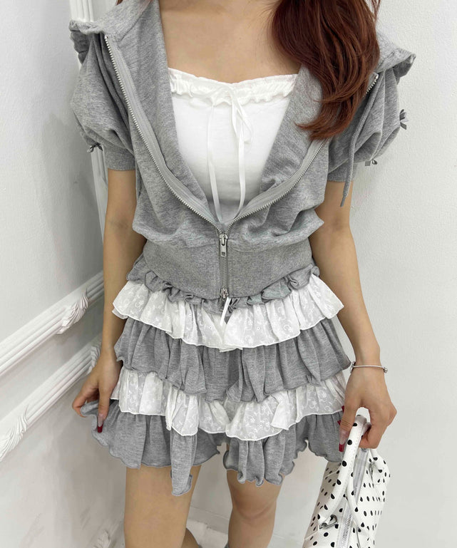 グレー モデル：154㎝ F着用