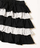 カットレースメロウティアードミニスカート