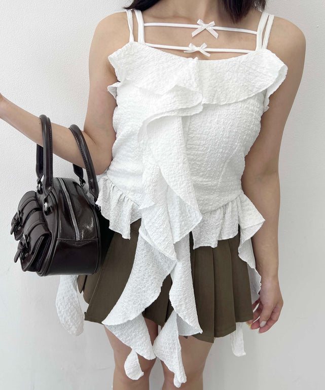 ホワイト モデル：147㎝ F着用