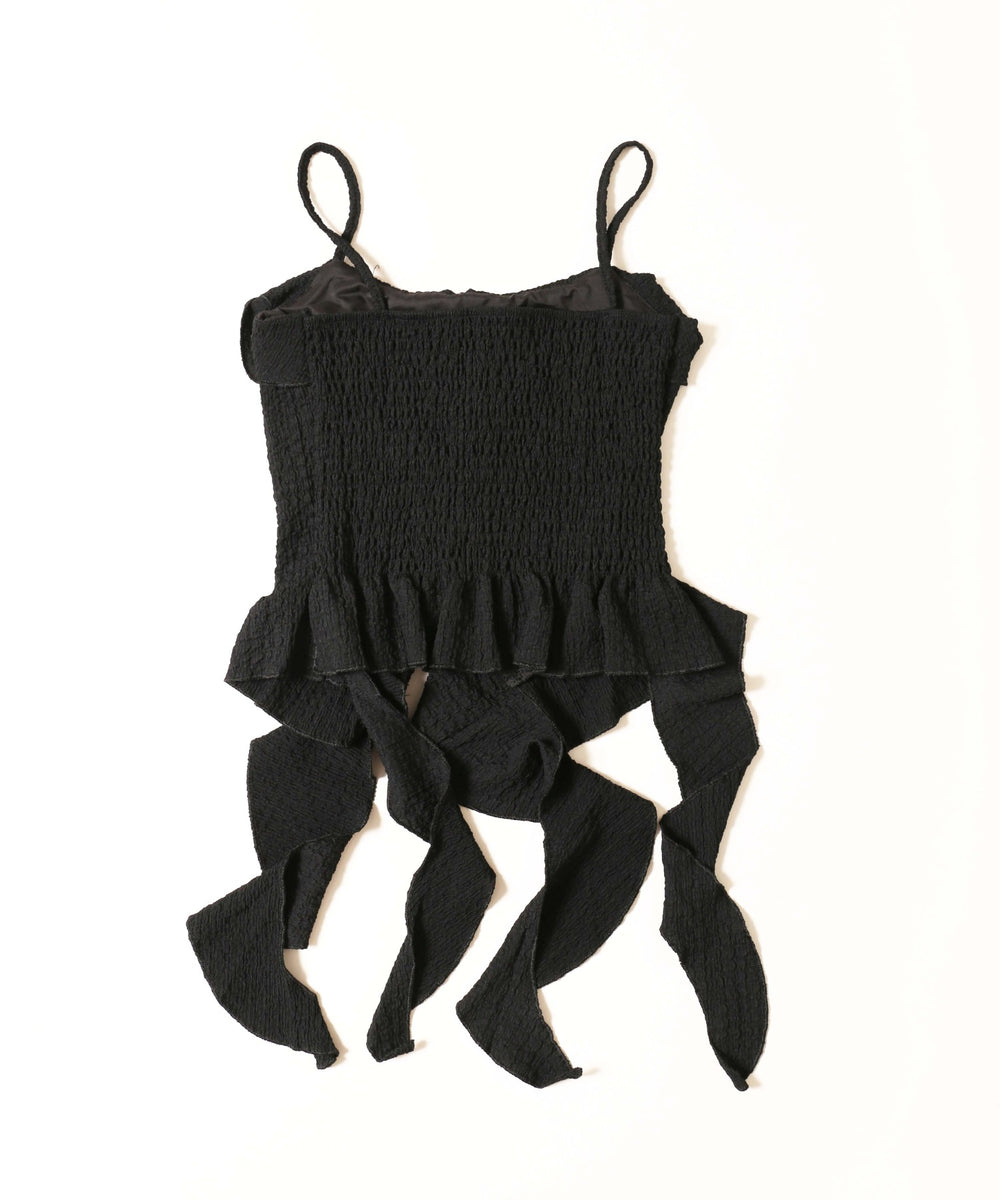 フリルイレヘムキャミソール