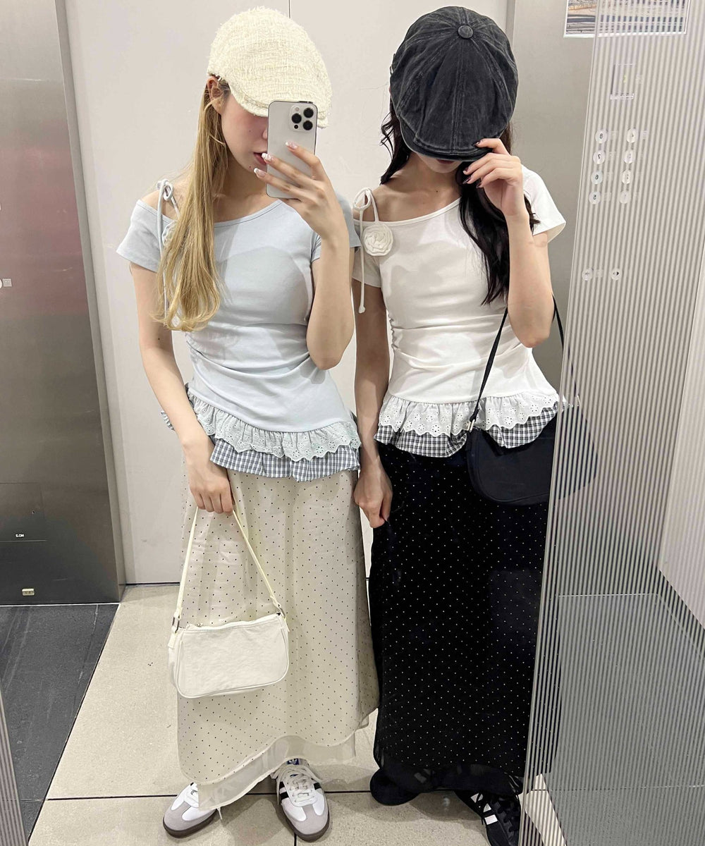 ホワイト モデル：157㎝ F着用