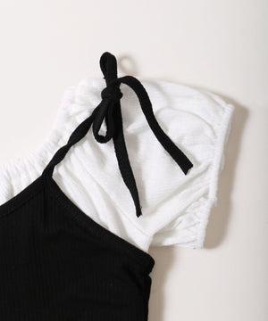 リボンキャミドッキングTシャツ