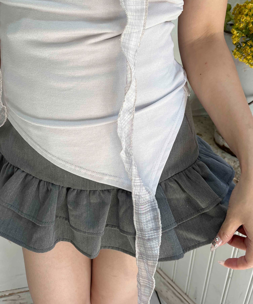 ベージュ モデル：155㎝ F着用