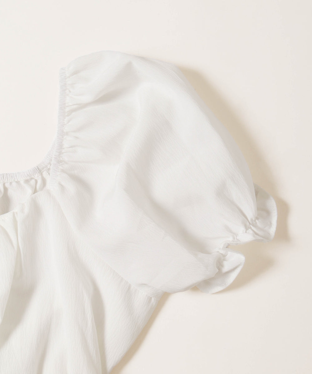 バックリボンブラウス